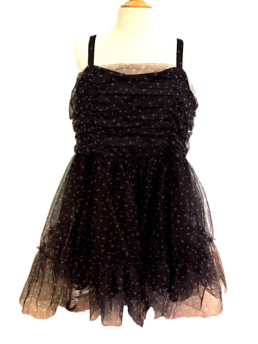 Torrid Retro Chic Knee-Length Mesh Dress 22 Atomic Star Burst Pattern Rockabilly